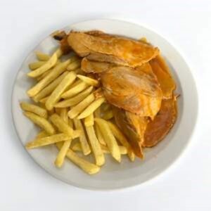 Jamón Asado con Patatas